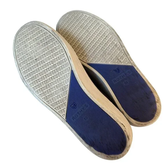 Size 5.5 Rothy's The Original Slip On Sneaker Black - Picture 8 of 11